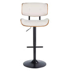 Lot de 2 tabourets de bar réglables hauteur comptoir Lombardi Mid-Century Modern - Lumisource