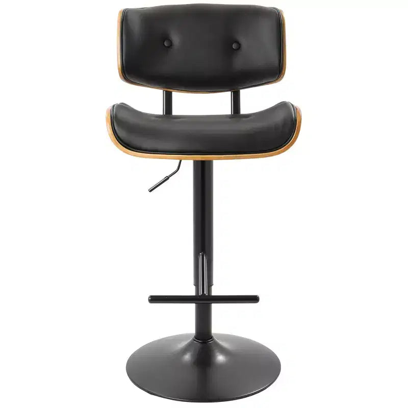Lot de 2 tabourets de bar réglables hauteur comptoir Lombardi Mid-Century Modern - Lumisource