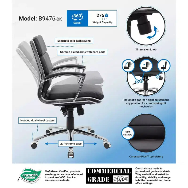 Fauteuil de Direction Contemporain - Boss Office Products
