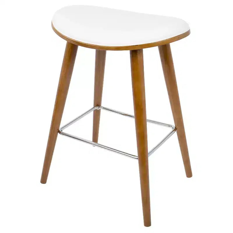 Lot de 2 tabourets de bar à hauteur de comptoir de 66 cm avec similicuir – LumiSource