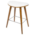 Lot de 2 tabourets de bar à hauteur de comptoir de 66 cm avec similicuir – LumiSource