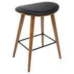 Lot de 2 tabourets de bar à hauteur de comptoir de 66 cm avec similicuir – LumiSource