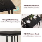 Ensemble table de cuisine et chaises pour salle à manger - 3 pièces