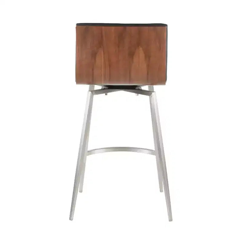 Lot de 2 tabourets de bar contemporains Mason pivotants à hauteur de comptoir - Lumisource