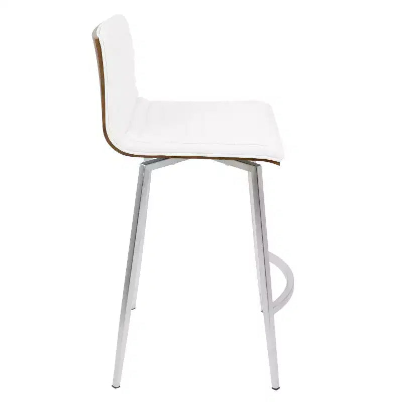 Lot de 2 tabourets de bar contemporains Mason pivotants à hauteur de comptoir - Lumisource