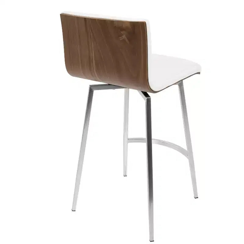 Lot de 2 tabourets de bar contemporains Mason pivotants à hauteur de comptoir - Lumisource