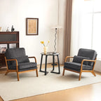 Fauteuil d'appoint rembourré Mid-Century Modern