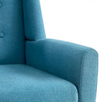 Lot de 2 fauteuils d'appoint modernes capitonnés HUIMO
