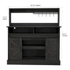 Meuble bas de bar à café Moasis Farmhouse - 38,4 P x 119,9 L x 130,8 H