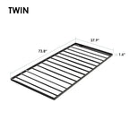 Planchette de lit en métal de 4 cm pour sommier de lit par Crown Comfort