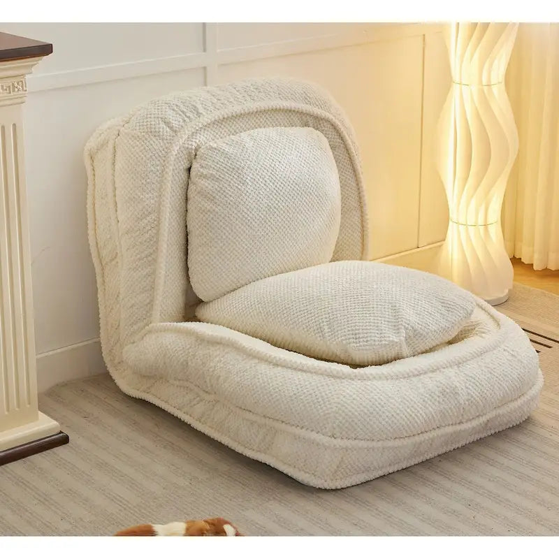 Canapé paresseux, 5 positions réglables, pour s'asseoir, dormir, plier, convient pour la chambre à coucher, le salon