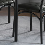 Ensemble table de cuisine et 2 chaises rembourrées