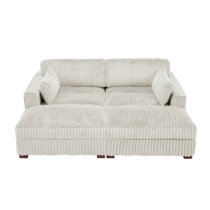 Canapé modulable en tissu pour salon et chambre à coucher