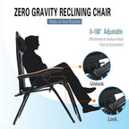 Fauteuil de relaxation zéro gravité XL surdimensionné rembourré avec accoudoirs plus larges et porte-gobelet réglable - N/A