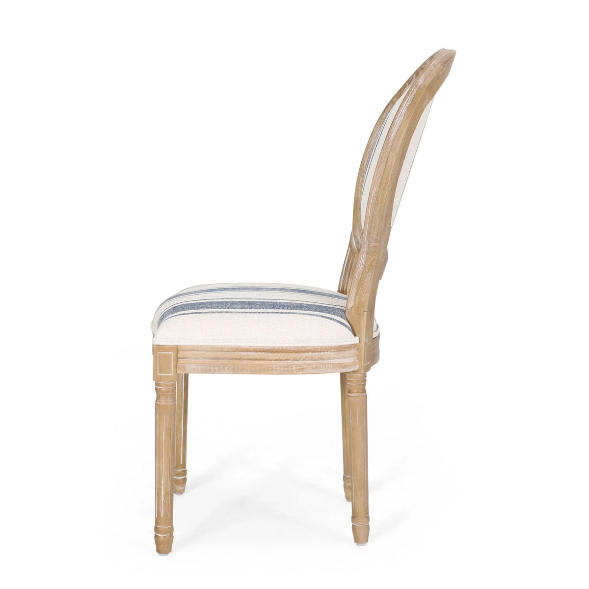 Chaises de salle à manger en tissu de style campagnard français - NH419413