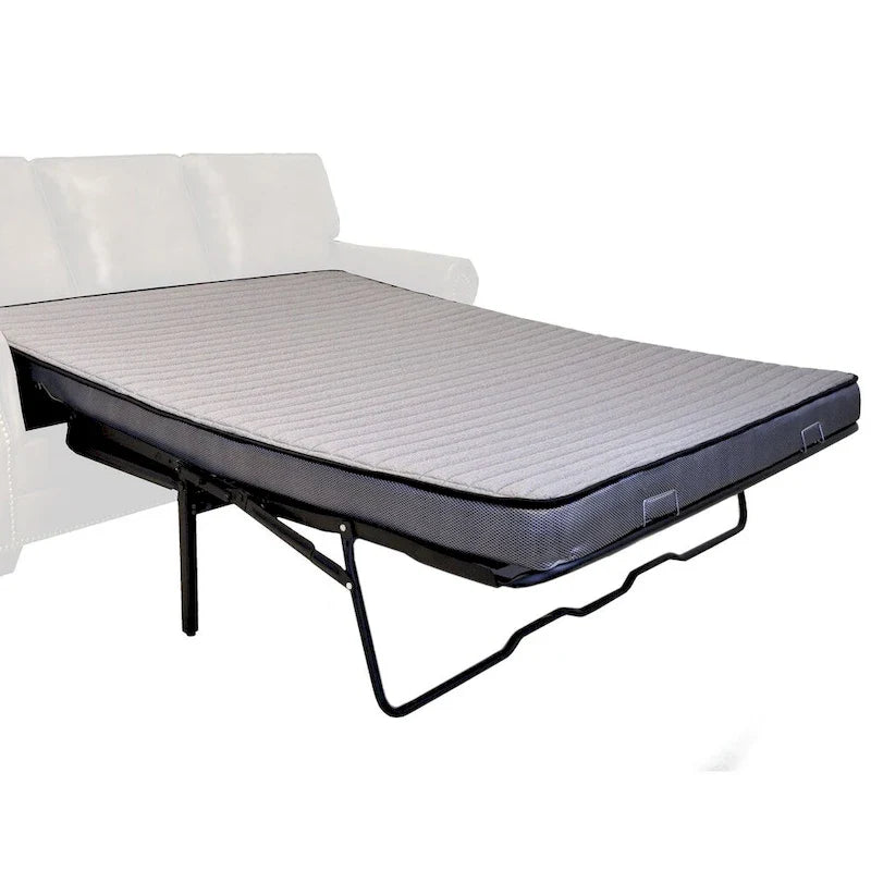 Canapé-lit Rancho en tissu suédine marron rustique – 37 x 86 x 40