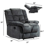 Fauteuil inclinable manuel ergonomique très rembourré