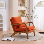 Fauteuil d'appoint rembourré Mid-Century Modern