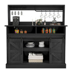 Meuble bas de bar à café Moasis Farmhouse - 38,4 P x 119,9 L x 130,8 H