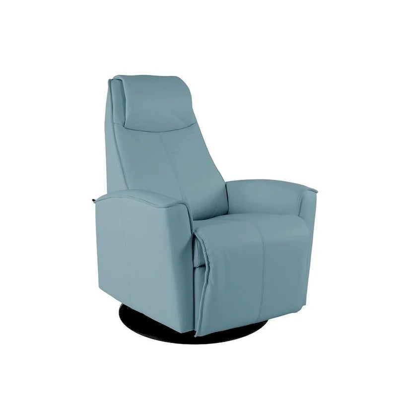 Fauteuil inclinable pivotant en cuir Fjords Urban