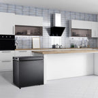 Congélateur coffre de 51 L avec panier amovible, drain inférieur, thermostat à 7 niveaux, conception autonome pour la maison et l'appartement