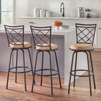 Tabourets Alyssa à hauteur réglable et pivotants Simple Living (lot de 3)