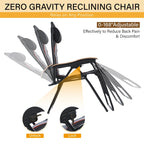 Fauteuil de relaxation zéro gravité XL surdimensionné rembourré avec accoudoirs plus larges et porte-gobelet réglable - N/A