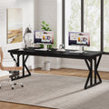 Bureau de direction de 70,8 pouces, grande station de travail de bureau d'ordinateur