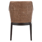 SAFAVIEH Duyen Chaise de salle à manger multicolore/marron - 23 x 23,3 x 34 - 23Lx23Px34H