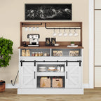 Meuble bas de bar à café Moasis Farmhouse - 38,4 P x 119,9 L x 130,8 H