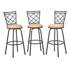 Tabourets Alyssa à hauteur réglable et pivotants Simple Living (lot de 3)