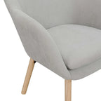 Fauteuil d'appoint rembourré à oreilles Charlotte « Take a Seat » de Convenience Concepts