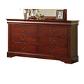 Commode Louis Philippe III Merisier 6 tiroirs