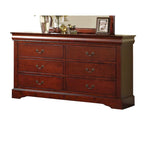 Commode Louis Philippe III Merisier 6 tiroirs