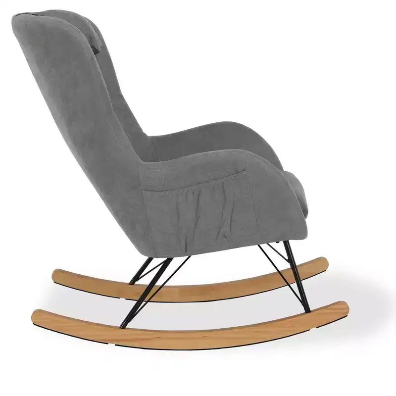 Fauteuil à bascule Baby Relax Dartford avec poches de rangement