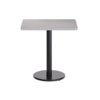 Plateau de table rectangulaire en stratifié de 61 x 76 cm avec base de table ronde de 46 cm de hauteur de Flash Furniture