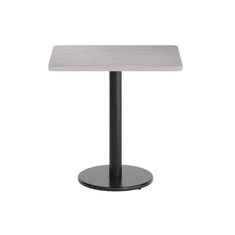 Plateau de table rectangulaire en stratifié de 61 x 76 cm avec base de table ronde de 46 cm de hauteur de Flash Furniture