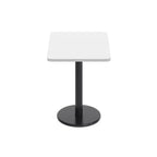 Plateau de table rectangulaire en stratifié de 61 x 76 cm avec base de table ronde de 46 cm de hauteur de Flash Furniture