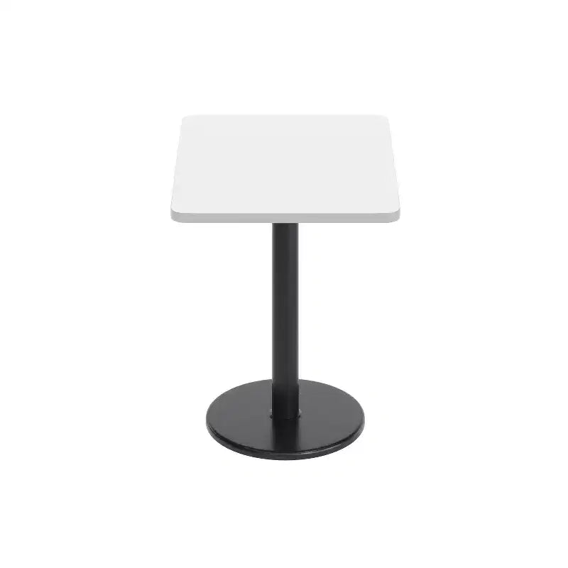 Plateau de table rectangulaire en stratifié de 61 x 76 cm avec base de table ronde de 46 cm de hauteur de Flash Furniture