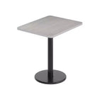 Plateau de table rectangulaire en stratifié de 61 x 76 cm avec base de table ronde de 46 cm de hauteur de Flash Furniture
