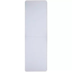 Table de banquet et d'événement pliable Flash Furniture en plastique blanc granit de 2,4 mètres de hauteur réglable avec poignée de transport