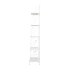 Étagère de Boulanger Pliable Haute à 5 Niveaux en Métal Décoratif pour Intérieur/Extérieur - Or ou Blanc - Roche River Decor