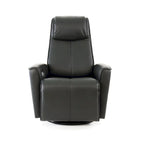 Fauteuil inclinable pivotant en cuir Fjords Urban