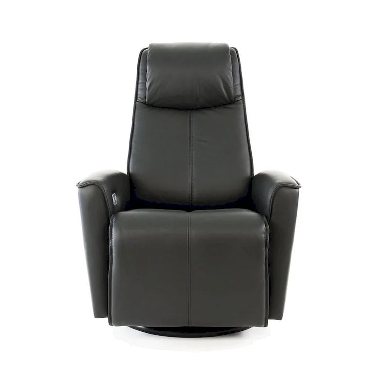 Fauteuil inclinable pivotant en cuir Fjords Urban