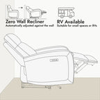 Fauteuil inclinable électrique Lena Zero Wall Hugger