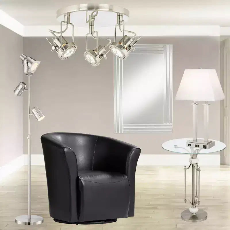 Miroir Mural Rectangulaire Possini Euro Design Sofija, Cadre Moderne en Verre Superposé, 23 1/2 po de Large pour Salle de Bain, Chambre, Salon, Entrée