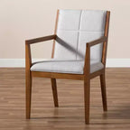 Ensemble de 2 fauteuils d'appoint de salon en tissu Theresa - Baxton Studio