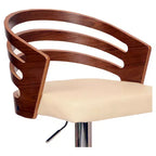 Tabouret de bar pivotant réglable Adele Mid-Century Modern - Armen Living