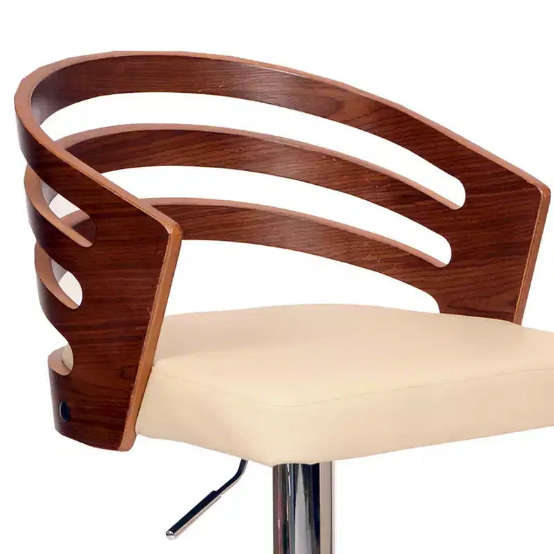 Tabouret de bar pivotant réglable Adele Mid-Century Modern - Armen Living