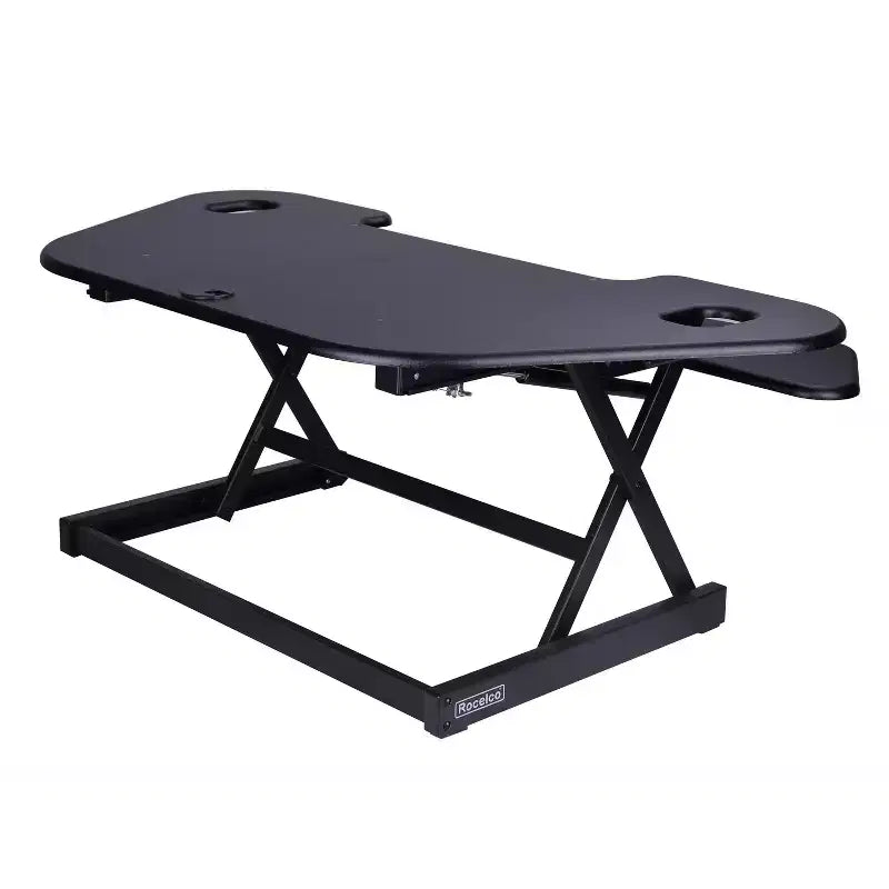 Rehausseur de bureau d'angle assis-debout réglable en hauteur - Rocelco